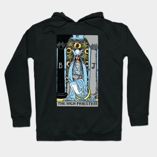 High Priestess Tarot Card Rider Waite Hoodie